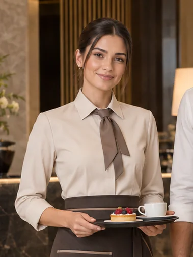 Servizio Kadın Servis Gömleği — Ekru